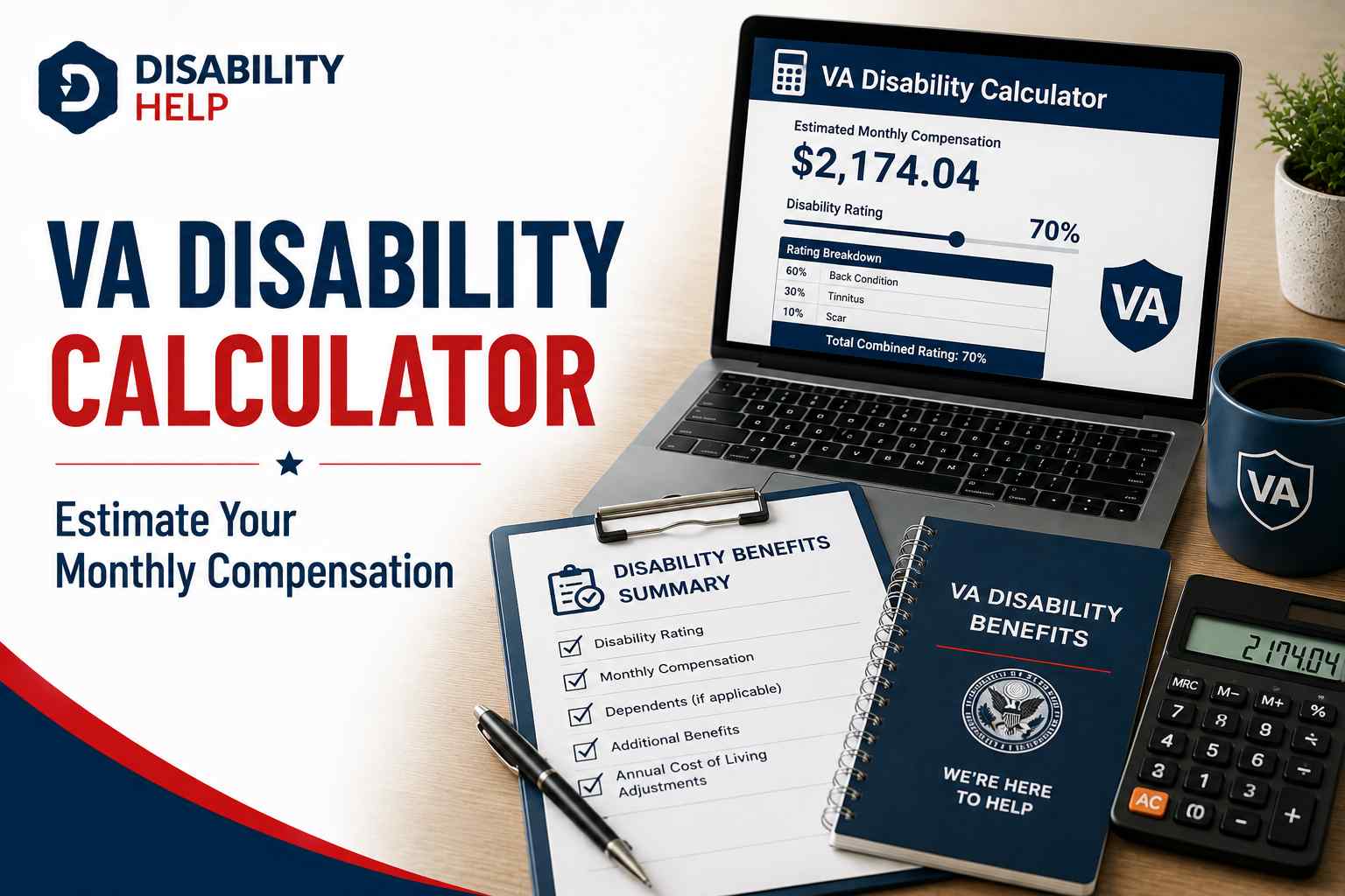 VA Disability Calculator 2024 How to Estimate Your Monthly Compensation