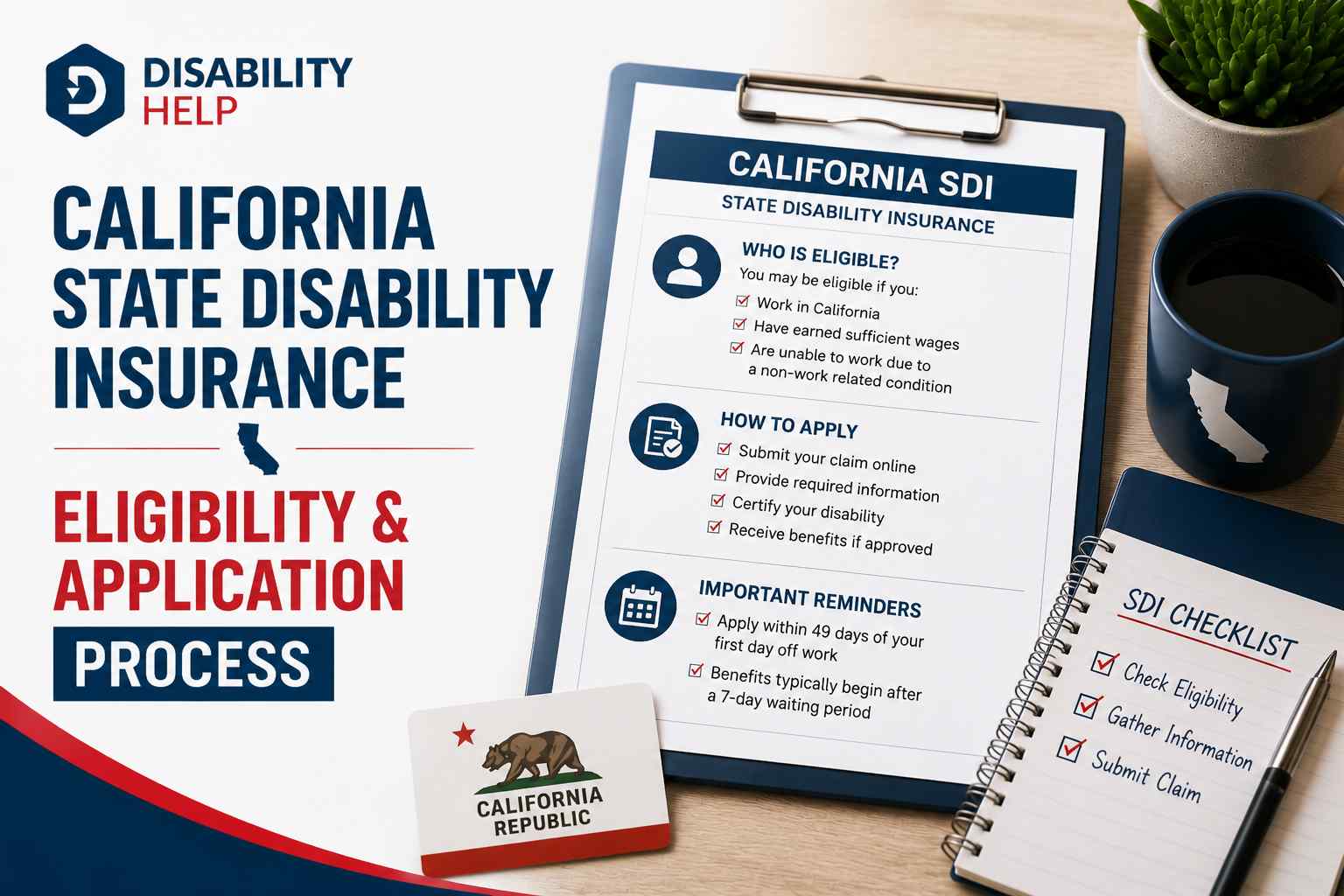 California State Disability Insurance Eligibility and Application Process Explained