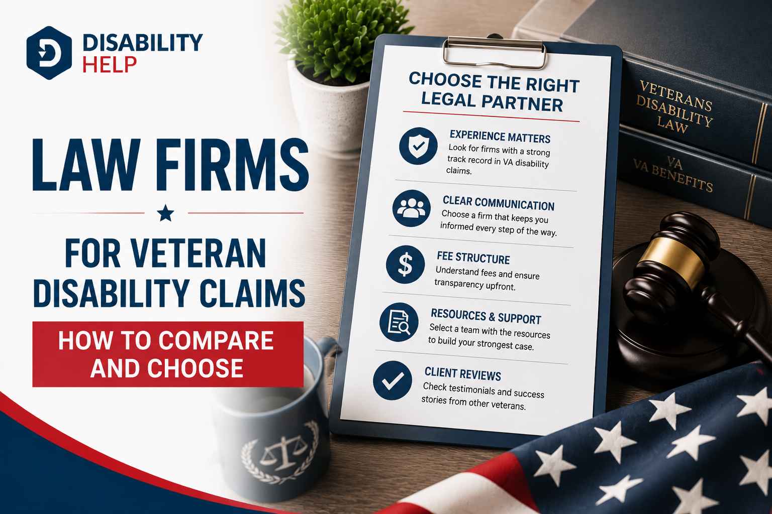 Best Law Firms for Veteran Disability Claims How to Compare and Choose in 2026