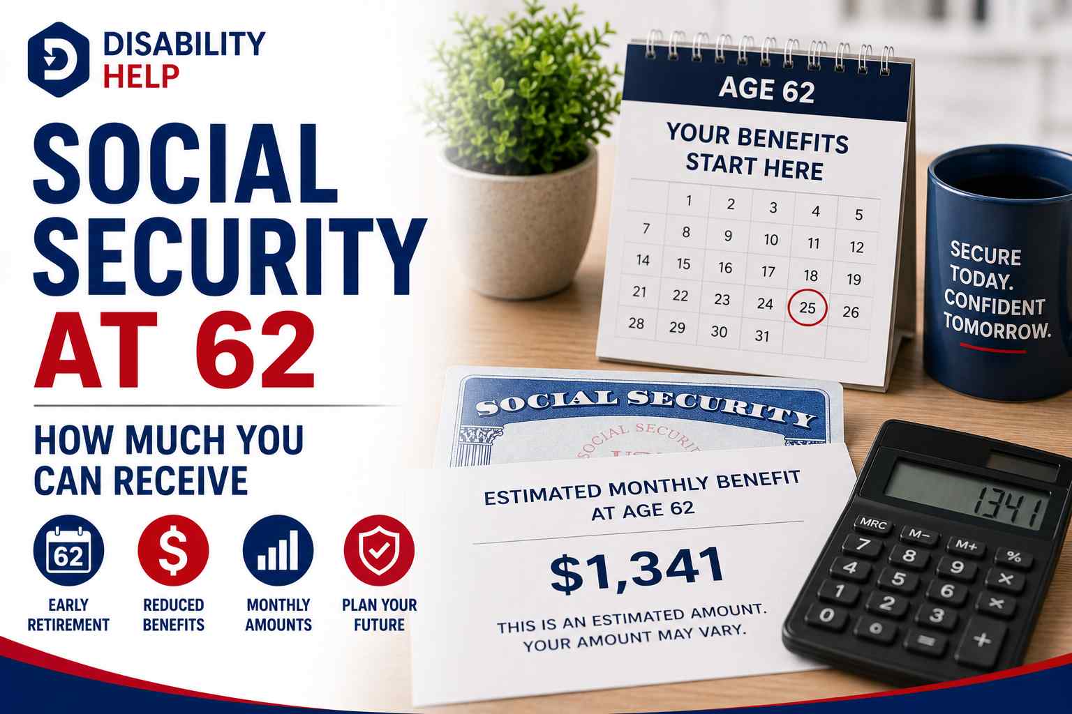 How Much Social Security Will I Get at 62